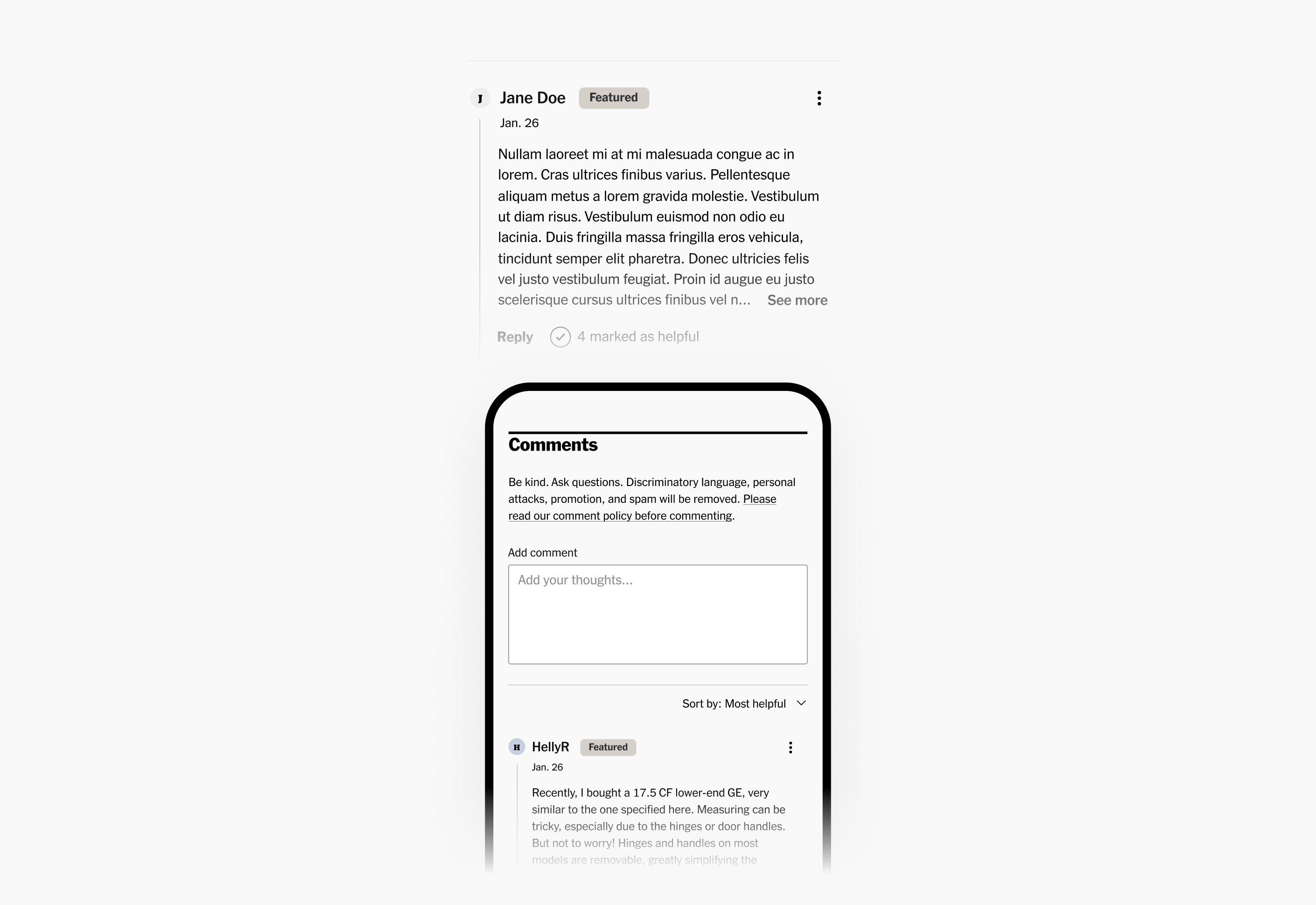 Wirecutter comments overview